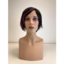FASHION HAIR Damen-Perücke JENNY Schwarz-Pink