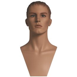 ADAM Herrenkopf H49cm, hautfarbig naturalistisch