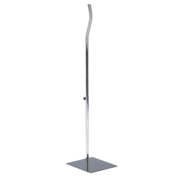 ENERGY Rückenständer aus Metall, BU96500E Chrom mit 3mm dicker Platte 27x32cm