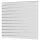 SFG 120x120cm Lamellenwand 18 mm dick, Weiß inkl. Aluprofile