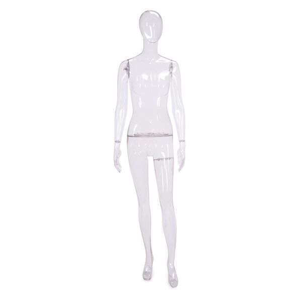 CRYSTAL CLEAR transparente Damenfigur F02