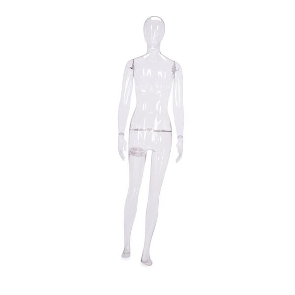 CRYSTAL CLEAR transparente Damenfigur F02