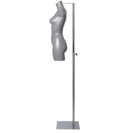 BASIC Nacken-Standfuß SU1 aus Metall H100-190cm, Grau