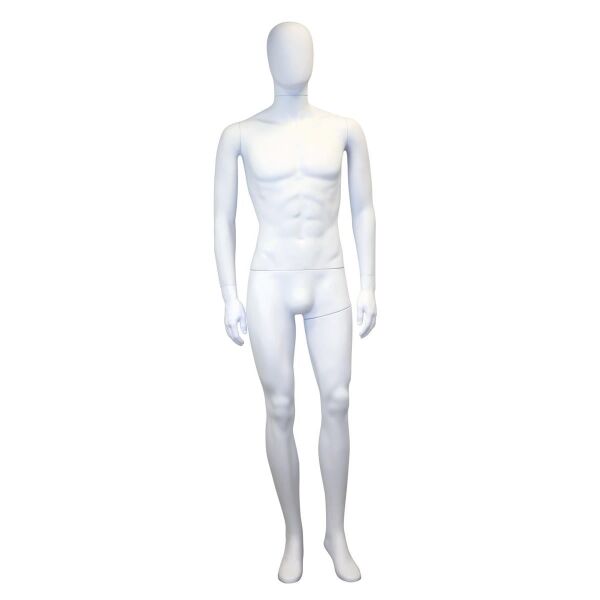 MAGIC male ABS-mannequin pos. M5, white, incl. base and calf-spike