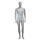 MAGIC male ABS-mannequin M5, light grey incl. base and calf-spike