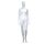 MAGIC female ABS-mannequins F37, white, incl. base and calf-spike