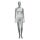 MAGIC female ABS-mannequins F37, light grey, incl. base and calf-spike