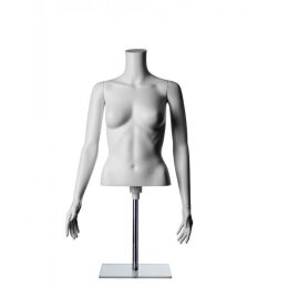 BASIC Damentorso FT-1, Weiß, ohne Kopf, mit Armen...