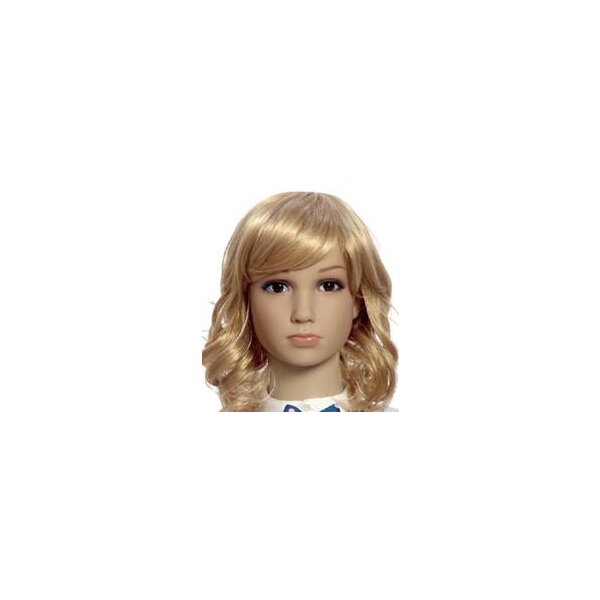 Kinder Perücke Wig B2 für Kinderpuppen Mannequin Schaufensterpuppe Mädchen Blond 