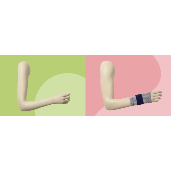 ORTHOPEDIC Arm-Display Ivory Herren OTWMA01