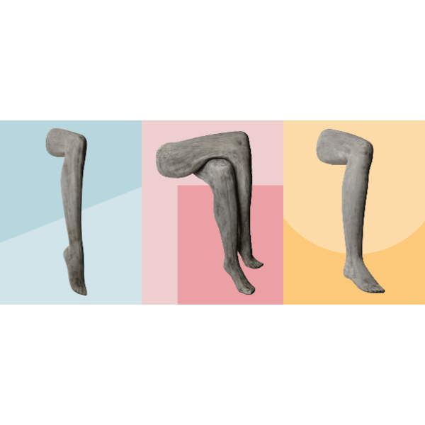 ORTHOPEDIC Herren Bein-Display OTWML03R raw