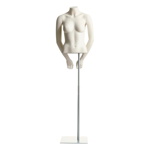 IVORY Damentorso kurz mit Armen, 756 ohne Standfuß