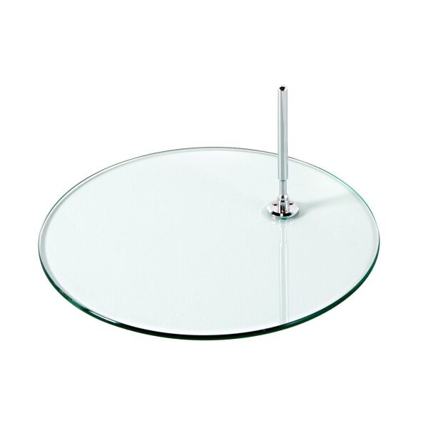 MARVIN Herrenfigur weiss skulpturiert Pos. 4 inkl. Glasbodenplatte mit Fußdorn, 101958