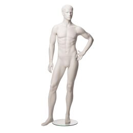 MARVIN Herrenfigur weiss skulpturiert Pos. 5 inkl....
