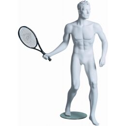 Sportfigur KEVIN, Tennis, skulpt. weiß, inkl....