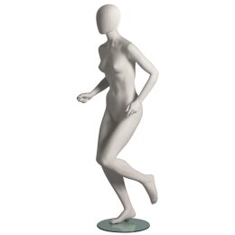 Metro Sport-Schaufensterfigur Runnerin, weiß