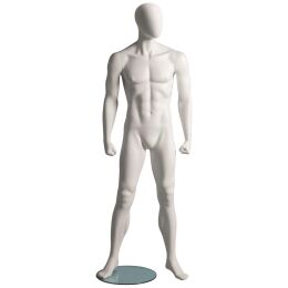 Metro Sport-Schaufensterfigur Fitness A Herr, Weiß,...