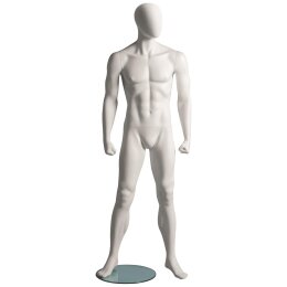 Metro Sport-Schaufensterfigur Fitness A Herr, weiß
