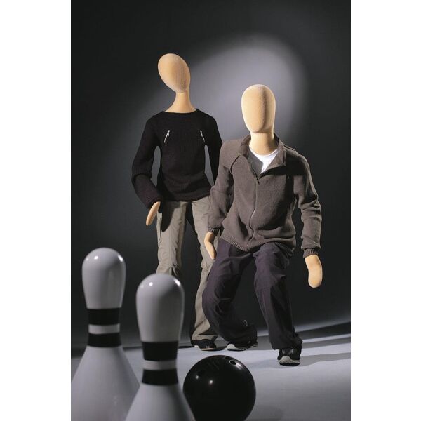 SLIM LINE vollbewegliche Herrenfigur beflockt