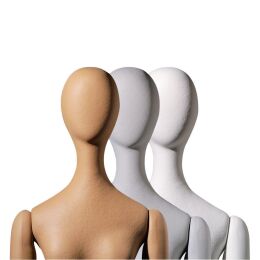SLIM LINE vollbewegliche Damenfigur hautfarbig beflockt, 101983