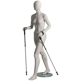 Metro Sport-Schaufensterfigur Walkerin A, weiß