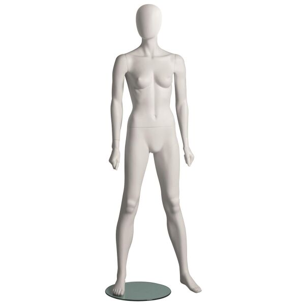 Metro Sport-Schaufensterfigur Fitness A Dame, Weiß, 101780
