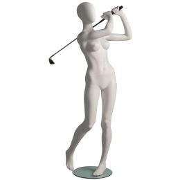Metro Sport-Schaufensterfigur Golferin, Weiß,...