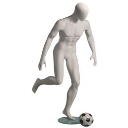 Metro Sport-Schaufensterfigur Fußball, Weiß,...
