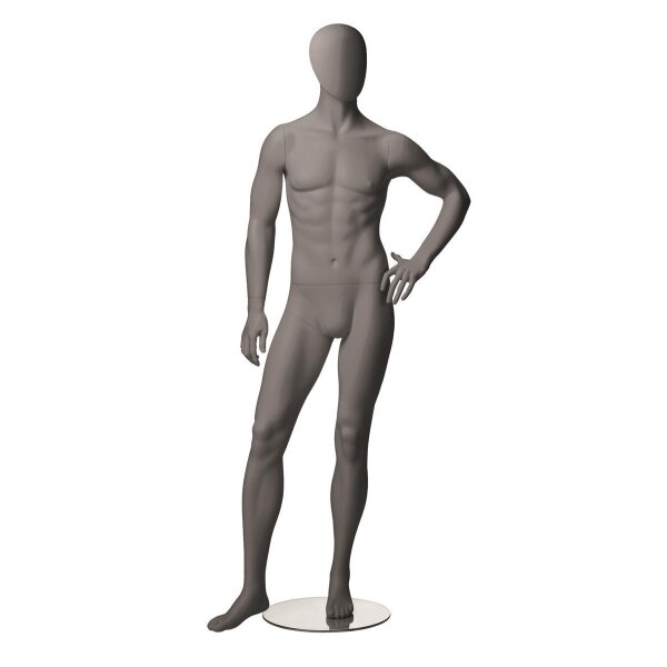 Metro male mannequin Pos. 5, grey