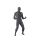 Top-Sports M336 Herren-Sportfigur, Winner, Jubelpose, inkl. Standplatte und Wadendorn, Graphitgrau RAL7024