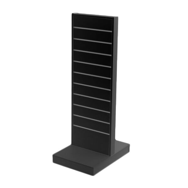 SFG GONDOLA Lamellen-Mittelraumelement T-Form, 40x60x130 cm inkl. Rollen schwarz