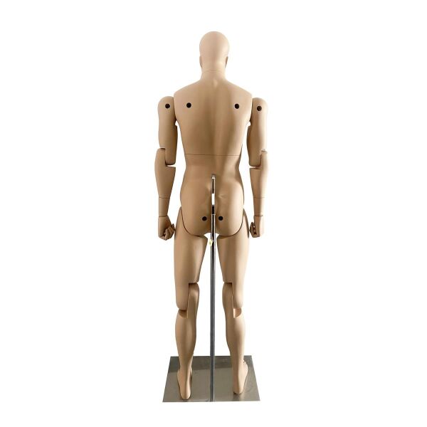 MUSEUM bewegliche Herrenfigur YM40 (HM01), realistisch hautfarbig inkl. Standfuß
