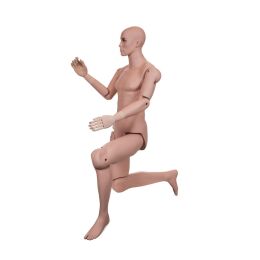 MUSEUM bewegliche Herrenfigur YM40 (HM01), realistisch hautfarbig inkl. Standfuß