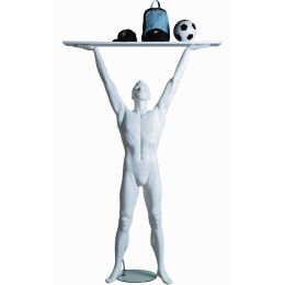Sportfigur KEVIN, Lifter, skulpt. weiß, inkl....