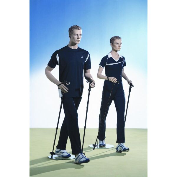 Sportfigur VANESSA, Walker, skulpt. haut, inkl. Glasbodenplatte mit Fuß- und Wadendorn, 101732