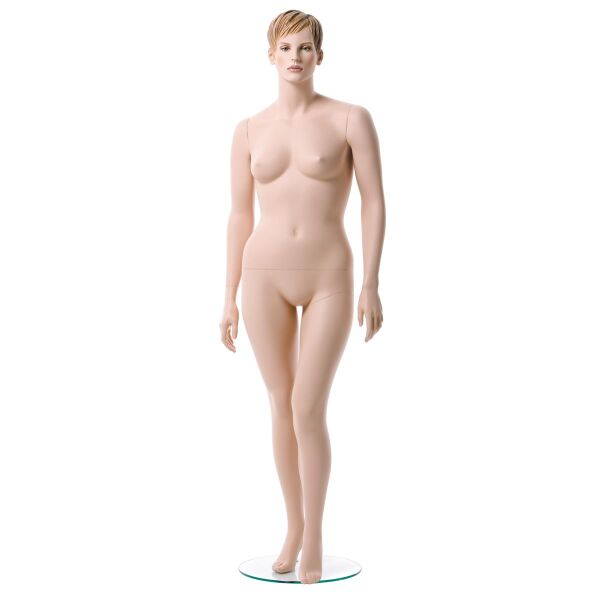 XXL Premium-Damenfigur weiss ohne Kopf