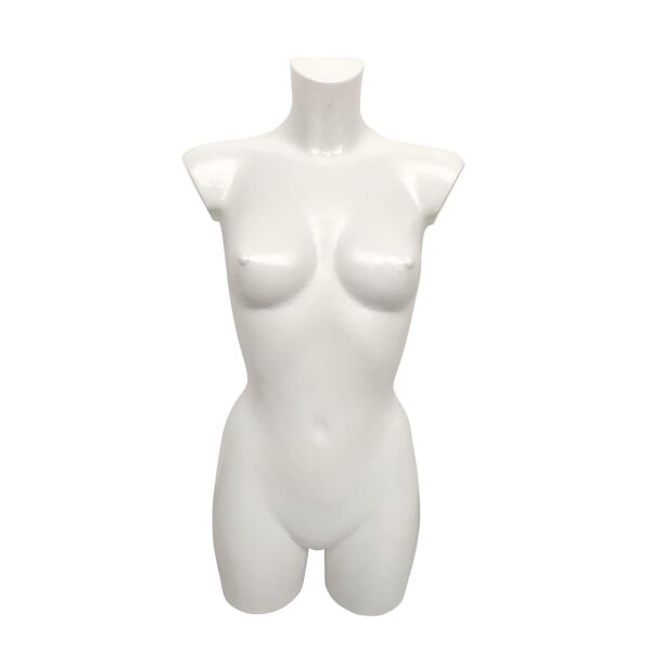 BASIC Damentorso lang weiss TDW1