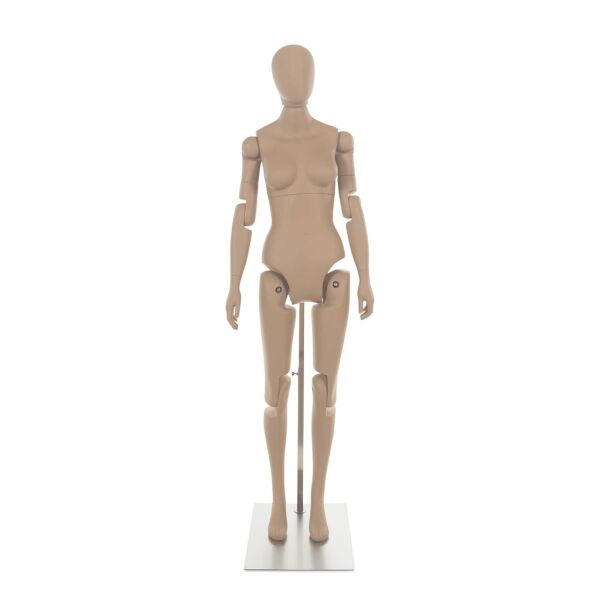 MUSEUM bewegliche Damenfigur YF31, realistisch hautfarbig  inkl. Standfuß