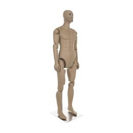 MUSEUM bewegliche Herrenfigur YM30, realistisch hautfarbig inkl. Standfuß