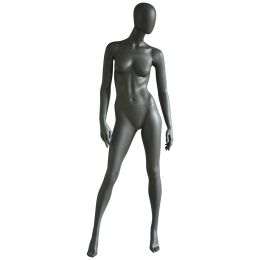 Rental mannequin PRO D06 female darkgrey matt incl. base