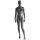 Rental mannequin PRO D06V female darkgrey matt incl. base
