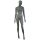 Rental mannequin PRO D08 female darkgrey matt incl. base