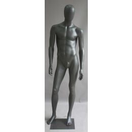 MEX abstrakte Herrenfigur Pos. 12, Raw-Lackierung inkl. Metallstandplatte mit Fuß- und Wadendorn