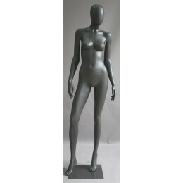 ALIX abstrakte Damenfigur Pos. 12, Raw-Lackierung inkl. Metallstandplatte mit Fuß- und Wadendorn
