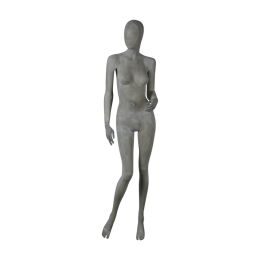ALIX abstrakte Damenfigur Pos. 14, Raw-Lackierung inkl. Metallstandplatte mit Fuß- und Wadendorn