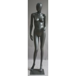 ALIX abstrakte Damenfigur Pos. 14, Raw-Lackierung inkl. Metallstandplatte mit Fuß- und Wadendorn