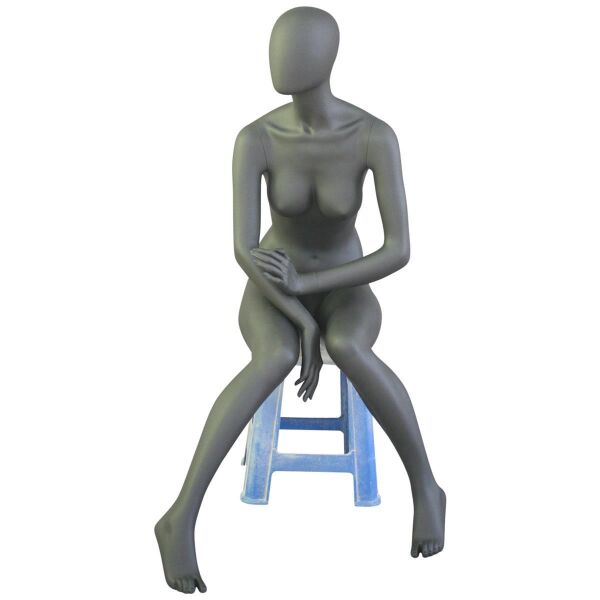 PROPORTION female egg-head mannequin PRO D09 sitting