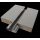 SFG 120x120cm Lamellenwand 18mm dick, Schwarz inkl. Aluprofile