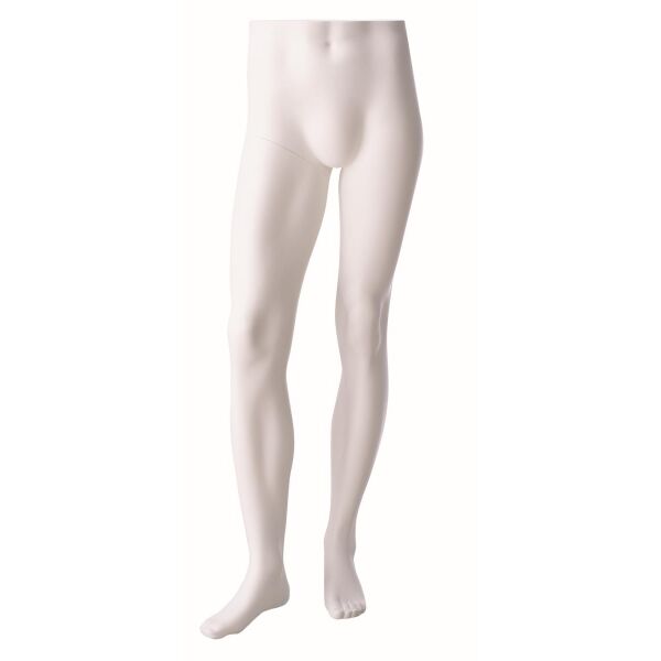 PREMIUM Herren-Hosenformer 102391 Weiß, inkl. Glasbodenplatte mit Fuß- und Wadenstanddorn