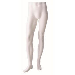 PREMIUM Herren-Hosenformer 102391 Weiß, inkl. Glasbodenplatte mit Fuß- und Wadenstanddorn